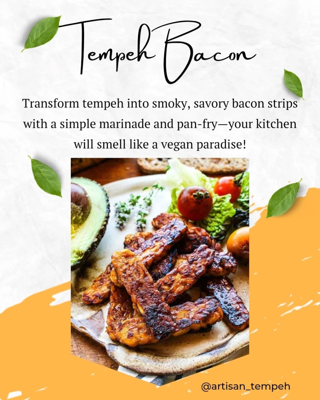 Tempeh Bacon: Smoky, Savory, and Irresistibly&nbsp;Crispy!
